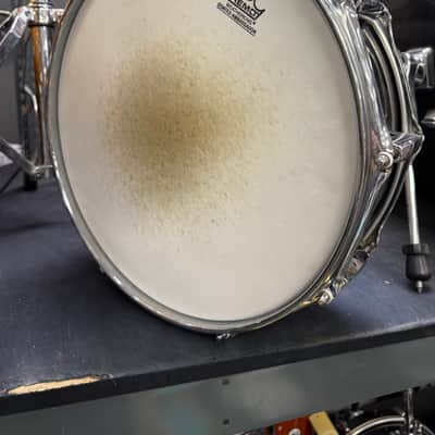 Pearl CS1450 Chad Smith Signature 14x5" Steel Snare Drum 2010s - Black Nickel image 5