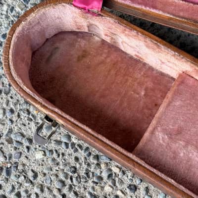 1950s Gibson Les Paul Burst Gold Top Lifton Case - Brown Pink Lining image 4