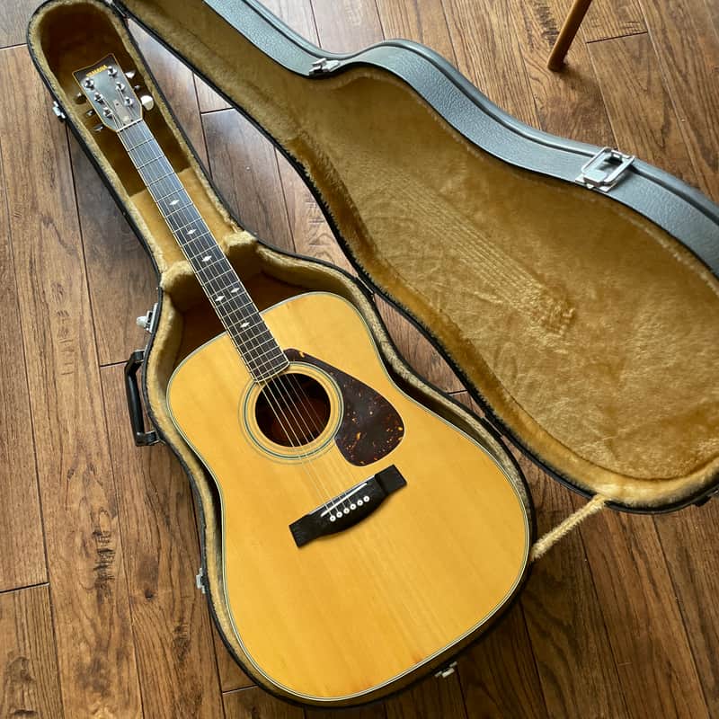 1970s Yamaha FG-401 Acoustic Dreadnought Guitar MIJ Orange Label Nippon Factory w/ HSC martin guild image 1