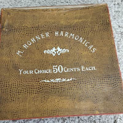 Antique M. HOHNER HARMONICAS Store Display, Advertising Box image 2