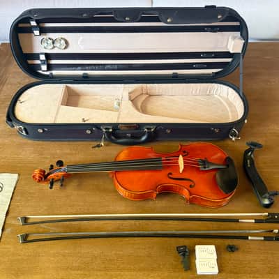 Eastman Albert Nebel VL601 4/4 Violin with Premium Hard Case and 2 Bows– Professionally Serviced/Inspected – $1,595 image 4