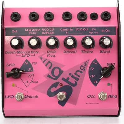 Lovetone Ring Stinger Ring Modulator Octave Fuzz Effects Pedal w/ Box #50288 image 3