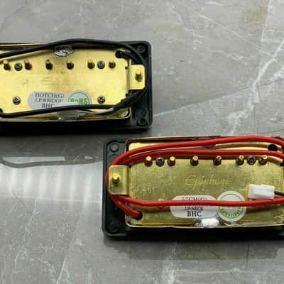 Epiphone Humbucker 57 Classic Alnico Pickups set! Gold/Black image 3