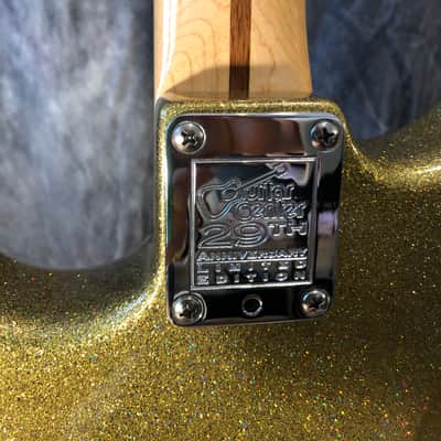 Fender Stratocaster Telecaster 1993 Gold Sparkle GC LE 29th Anniversary Matched Set image 20