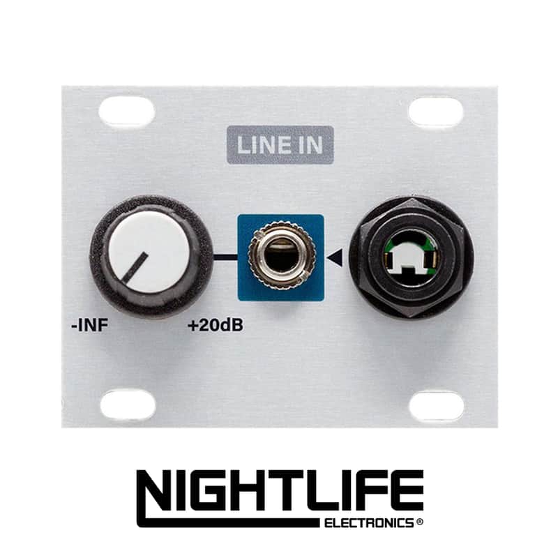 Intellijel Line In 1U Silver image 1