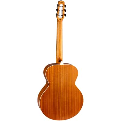 Flight PIXI BK Solid Spruce Top Mahogany Neck 6-String Acoustic Travel Guitar w/Gig Bag image 5