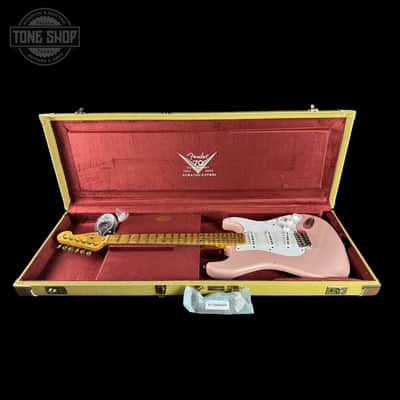 Fender Custom Shop 70th Anniversary 1954 Stratocaster Relic Shell Pink w/case image 12