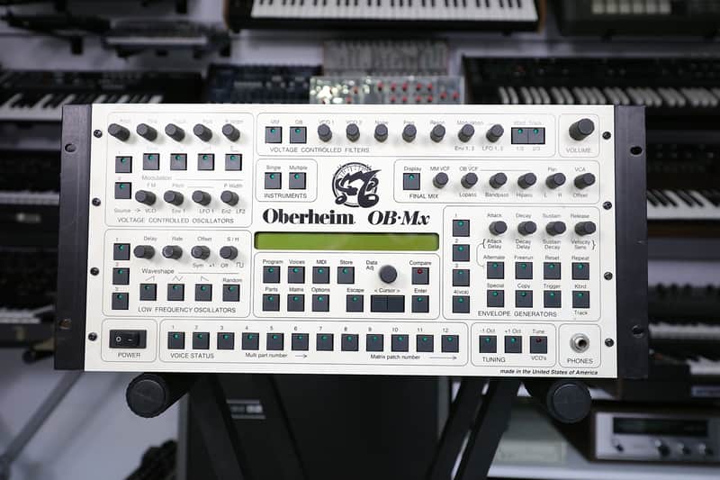 Oberheim OB-Mx Rackmount Analog 2-Voice Synthesizer with manual image 1