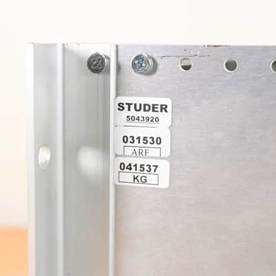 Studer D23m I/O System w/ A-Link HD Card, Fan Module, and Filter Module CG01BZL image 9