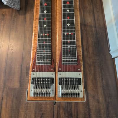 Sho-Bud Pro II Double Neck 1973 Two Tone Brown and Blonde image 1