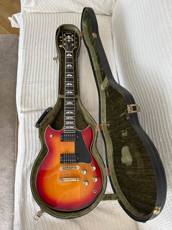 Yamaha SG2000 1980 - classic cherry sunburst with gold hardware image 1