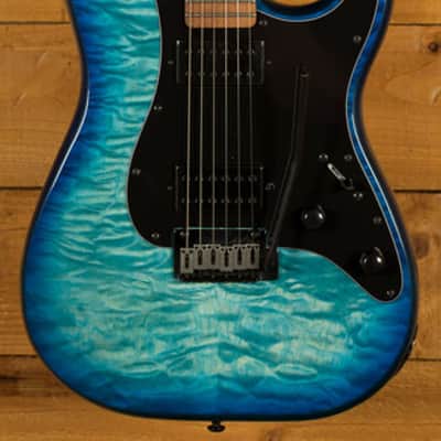 Schecter Traditional Pro - Roasted Maple - Transparent Blue Burst *B-Stock* image 3