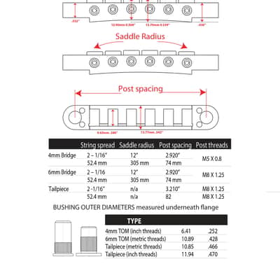 Graph Tech GHOST RESOMAX NV2 BRIDGE 6MM - GHOST PIEZO SADDLES BLACK NICKEL PN-8863-BN image 4