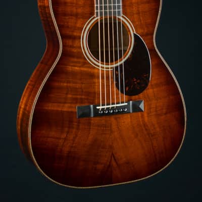 Santa Cruz 00 All Figured Koa Sunburst Custom Used (2023) image 1