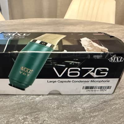 MXL V67G Large Capsule Condenser Mic 2010s - Green/Gold image 5