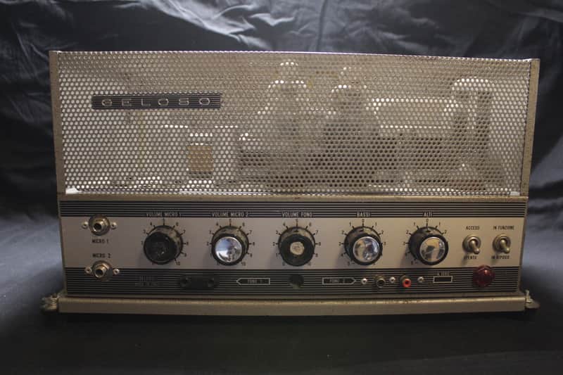 Geloso G-261-A Vintage Tube Amplifier (1950s) with original Tubes , Excellent Working Condition! image 1