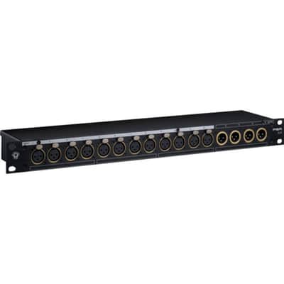 Black Lion Audio PBR XLR 16-Point Gold-Plated XLR Patchbay image 1