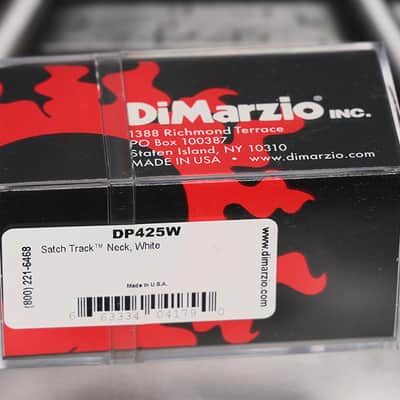 DiMarzio DP425W Satch Track Neck Pickup - White image 2