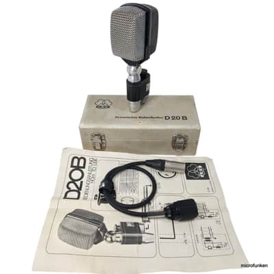 AKG D20B 60s ✔Serviced Vintage Dynamic Microphone. D20. Rare Classic. "The Beatles" image 4