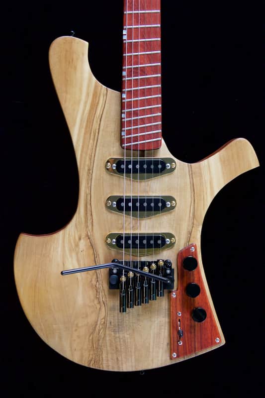 Soderlund Loerie multi-scale electric in hard pear and padauk 2017 Natural Oil image 1