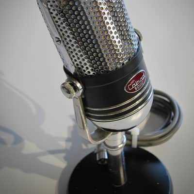 Calrad 500C Microphone Desk Mic with stand Circa-1960s-Chrome & Black` image 9
