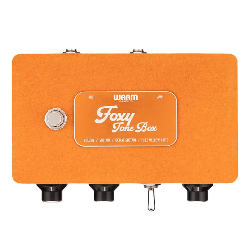 Warm Audio Foxy Tone Box Fuzz Pedal - Orange image 1