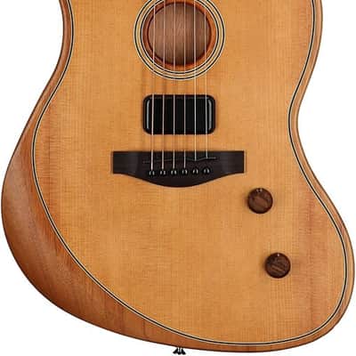 Fender Acoustasonic Standard Jazzmaster Electric Guitar. Aged Natural TGF33 image 1