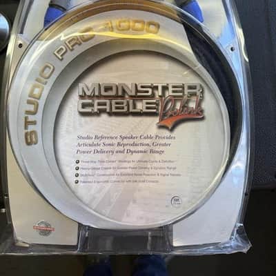 Monster Studio Pro 1000 Speakon Cables - 50ft (Two Cables) image 1