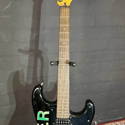 + New Video Fender Stratocaster Ex Gavin Rossdale Bush Black Humbucker Guitar + Case image 15