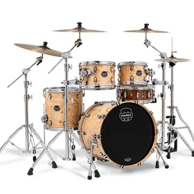 ~NEW!~ Mapex SR504XZXN Saturn VI Fusion 4-Piece 10/12/14/20 Drum Kit Set in Exotic Natural Burl Gloss Lacquer image 1