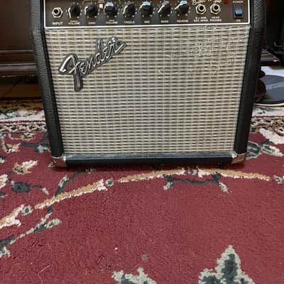 Fender Bullet Reverb 2-Channel 15-Watt 1x8" Guitar Practice Amp 1994 - 2002 - Black image 1