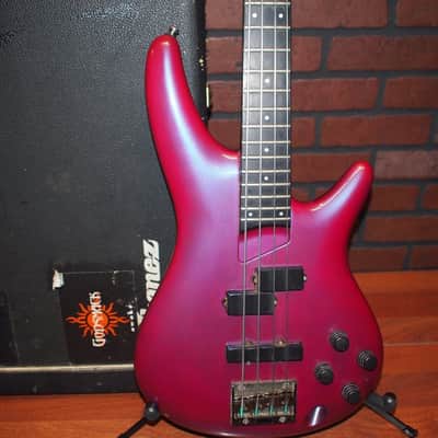 Nice Ibanez Japan 1990 SR 1000 Bass Guitar w/ Hardshell PN FInish Rare! image 3