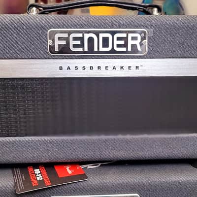 Very Rare! Set of Fender Bassbreaker 007 Guitar Amp Head & BB-112 Enclosure Speaker image 3