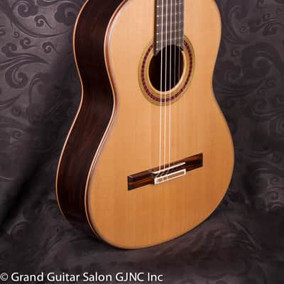 Otto Vowinkel 1A Concert Guitar , Cedar/Brazilian rosewood B & Sides image 6