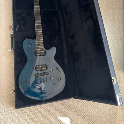 Godin  LGX 1999 Pacific Blue with Piezo Acoustic Hybrid, RARE image 9