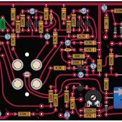 Uni-vibe Replica PCB (Shin-Ei / Honey) image 6