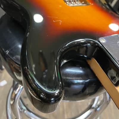 Fender Stratocaster Left-handed Reverse Headstock Partscaster - Sunburst image 22