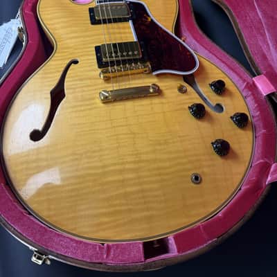 Gibson Custom Limited Edition 1960 ES-355 Reissue Figured Light Aged - Antique Blonde image 18