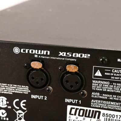 Crown XLS 802 2-Channel Power Amplifier CG010T9 image 10