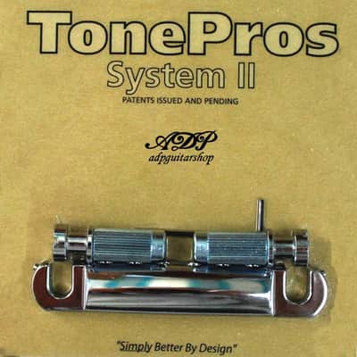TonePros T1ZS-C Stop Tailpiece Lockable style Gibson Stoptail US 5/16–24 Thread image 3