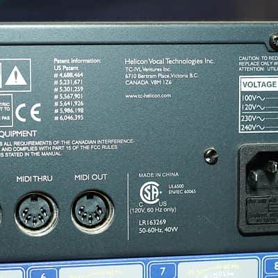 TC-Helicon Voice Prism Vocal and Line Effects Rack Processor Studio or Live Use image 9