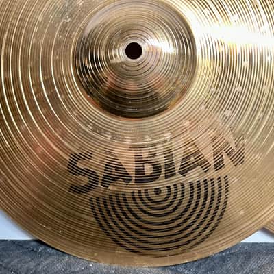 Sabian 14" B8 Hi-Hat Cymbals (Pair) 1990 - 2010 - Natural image 3