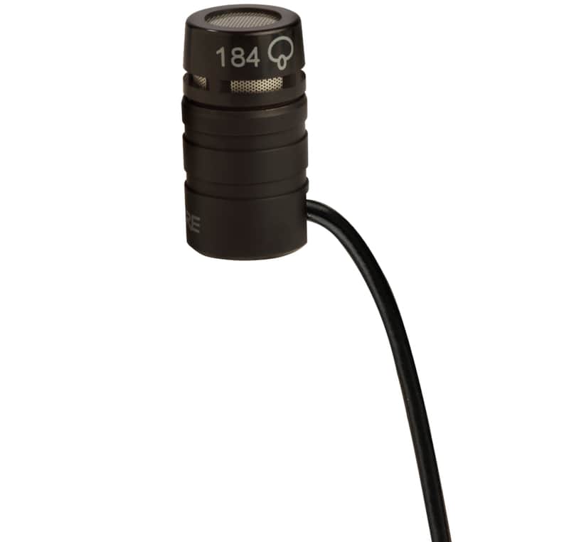 Shure WL184 Supercardioid Condenser Lavalier Mic w/ 4' TA4F Cable image 1