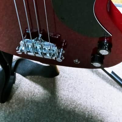 Epiphone SG 4 String Bass 2007 Glossy Maroon image 4