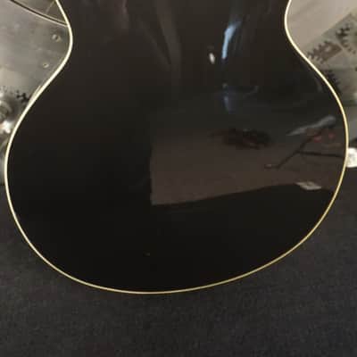 Hofner Red Rose Semi-Hollow Electric - Black Germany image 14