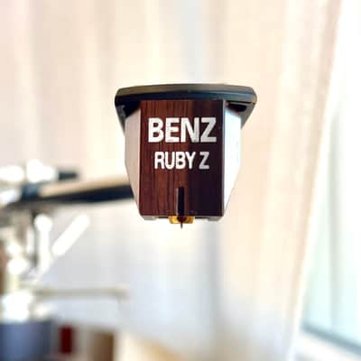 Benz Micro Ruby-Z MC Cartridge, Zebra wood, Line-contact diamond, Boron Cantilever, like new condition image 15