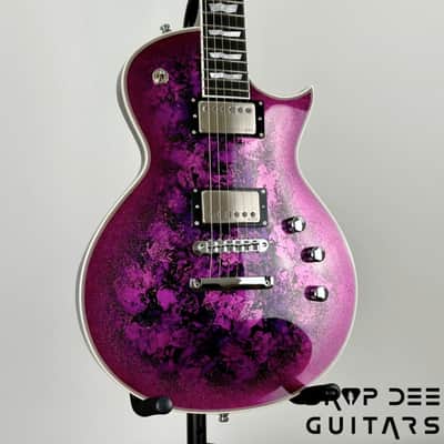 ESP Original Series Eclipse Custom Electric Guitar w/ Case - Purple Peel image 3