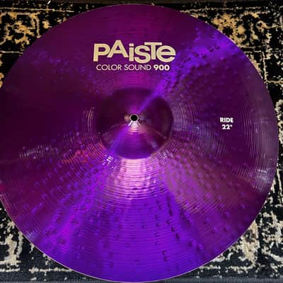 Paiste 22" Color Sound 900 Series Ride Cymbal - Purple image 1