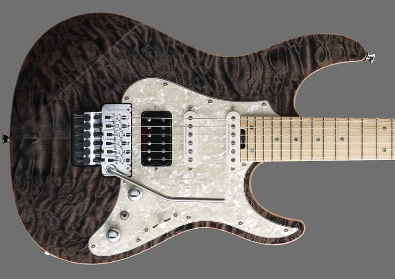 ESP ESP Snapper CTM24 FR - See Thru Black | Reverb