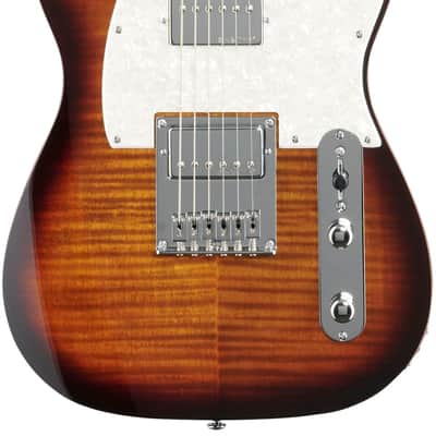 Michael Kelly 53DB Dark Tiger's Eye Electric Guitar Great 8 Boutique Mod; Maple Fretboard MK53HDTERO image 1